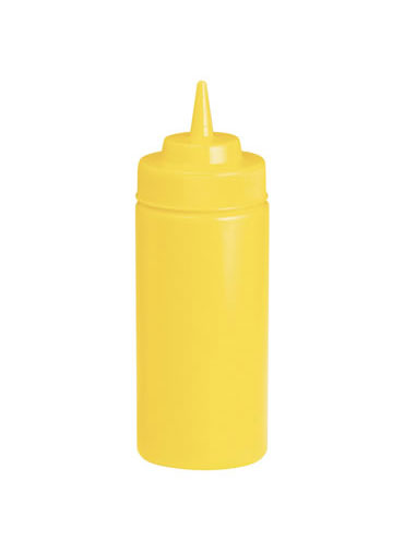 Bouteille compressible Jaune 12oz