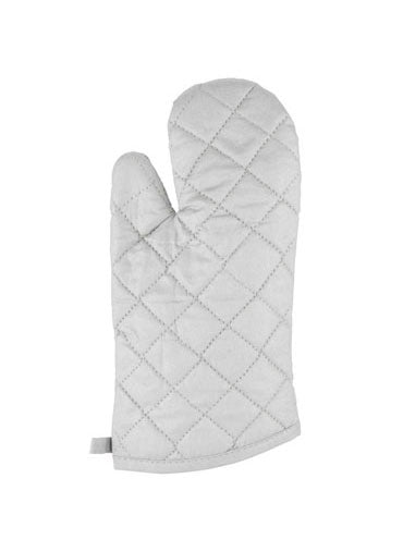 Mitaine de four en silicone Argent 13 po