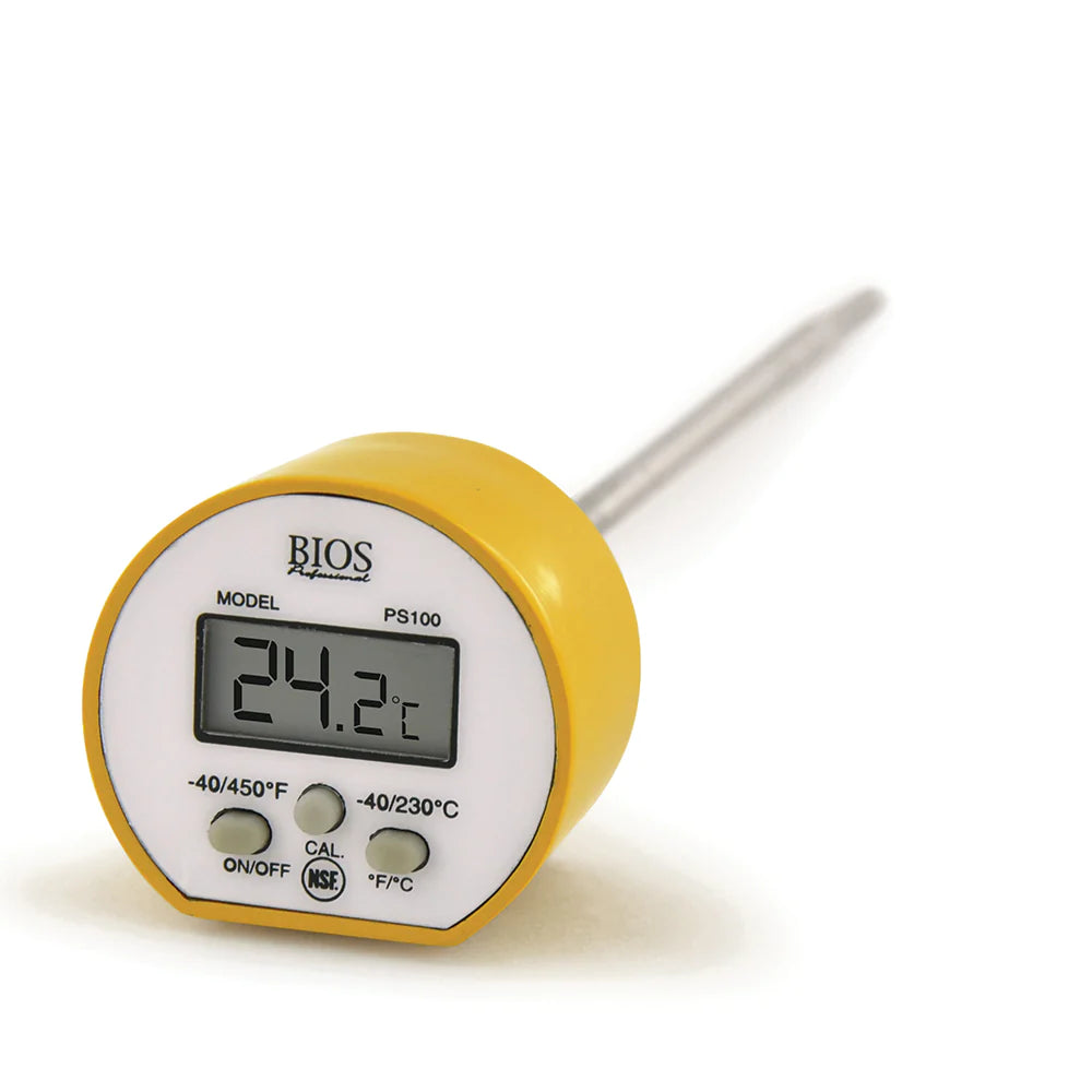 Thermomètre Alimentaire, Thermomètre à Viande Numérique Lecture Instantanée  Sonde Pliante Coque ABS de Qualité Alimentaire pour Cuisine(Bleu)