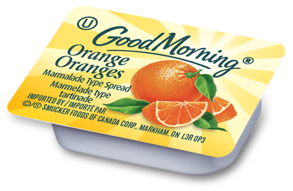 Caisse de marmelade à l'orange 10ml Quantités variées