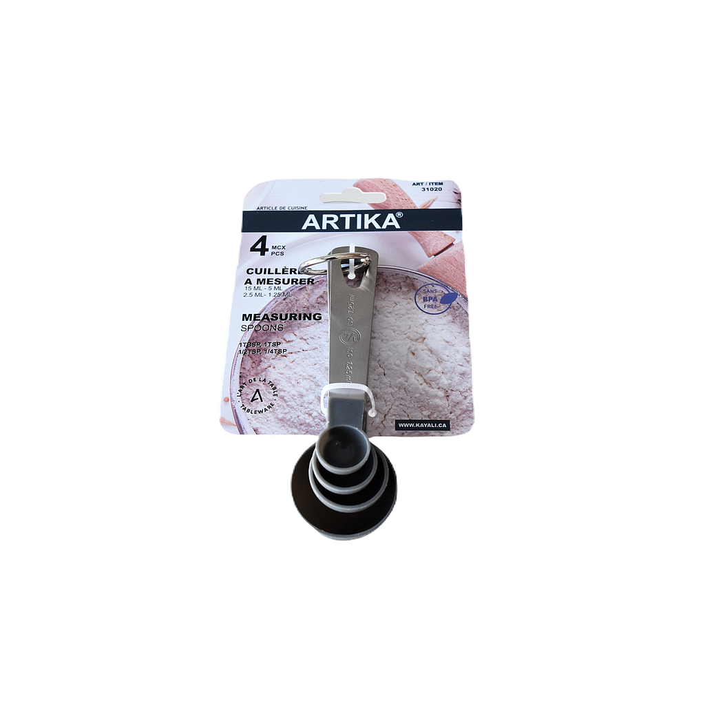 Ensemble de 4 cuillères à mesurer Artika