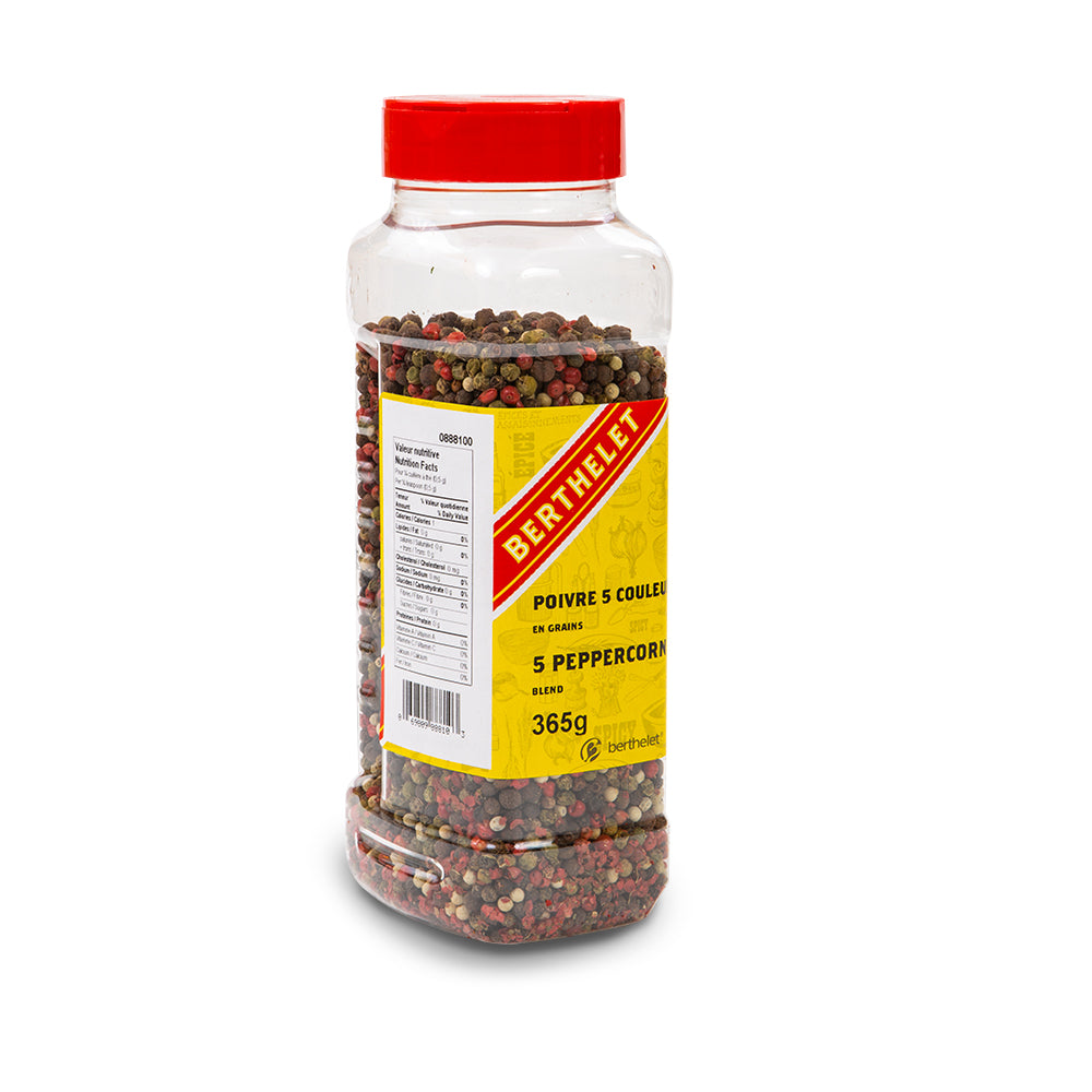 Mélange 5 poivres 365g - Berthelet