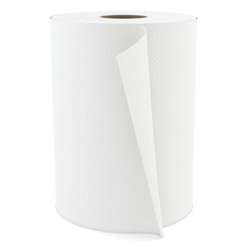 Caisse de 12 rouleaux de papier essuie-mains Blanc 425 pieds - Cascades