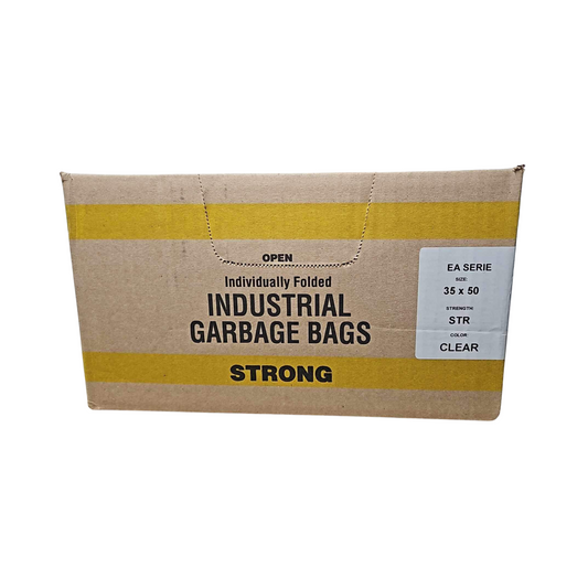 Caisse de 125 sacs à déchets Clair FORT 35 x 50 po
