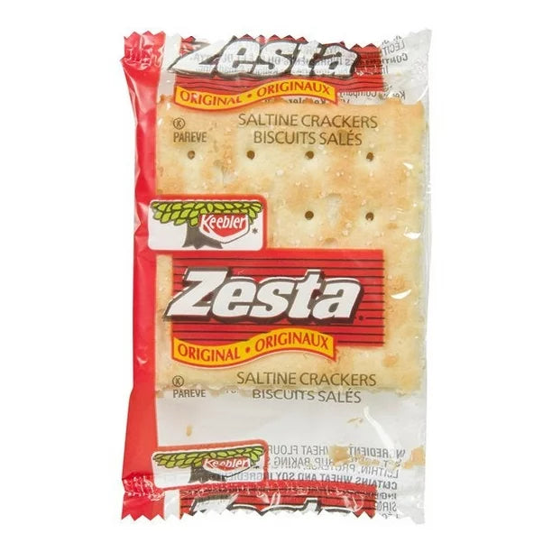 Caisse de sachets de Biscuits soda Zesta Quantités variées