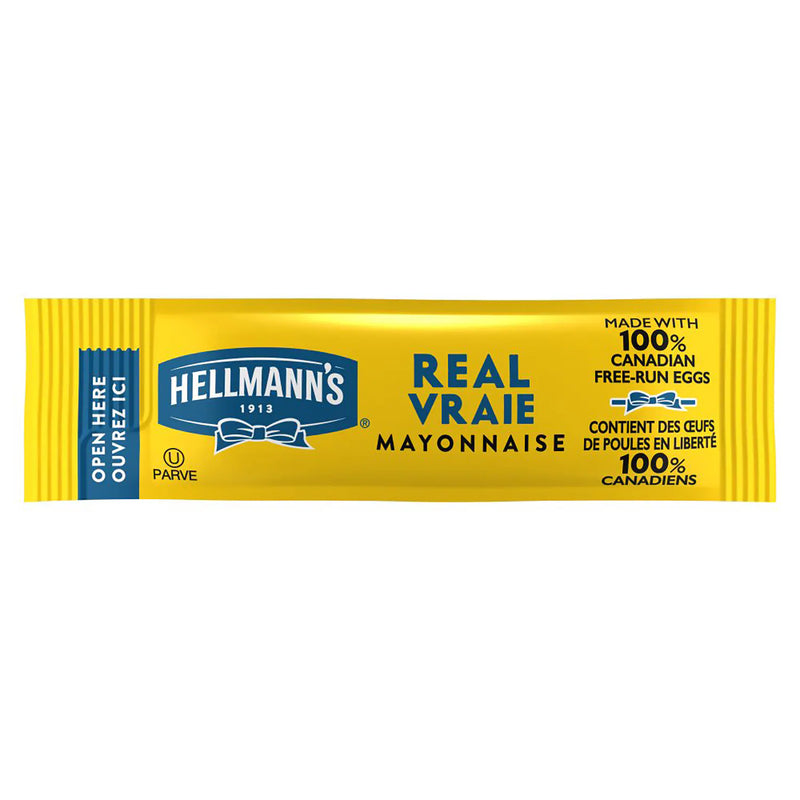 Caisse de sachets de mayonnaise Hellmann's 11ml  Quantités variées