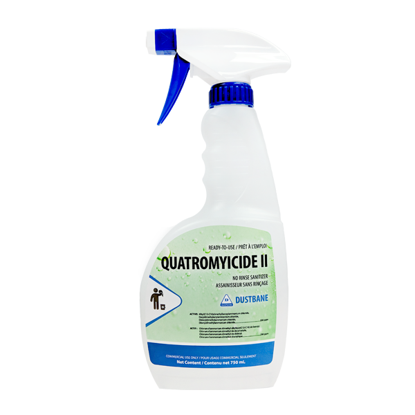 Désinfectant sans rinçage Quatromyicide 750ml - Dustbane